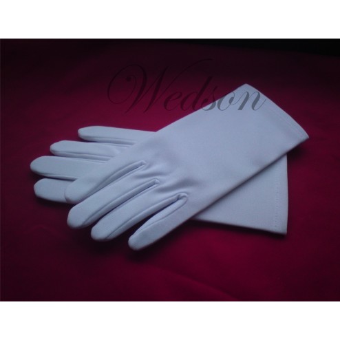 Rękawiczki ślubne białe  - męskie