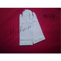 Rękawiczki komunijne- dziewczęce W-18