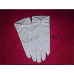 Rękawiczki komunijne- dziewczęce W-11