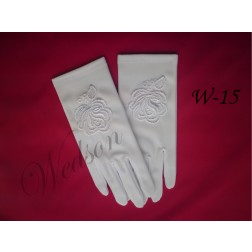 Rękawiczki komunijne- dziewczęce W-15