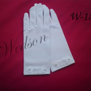 Rękawiczki komunijne- dziewczęce W-18-0