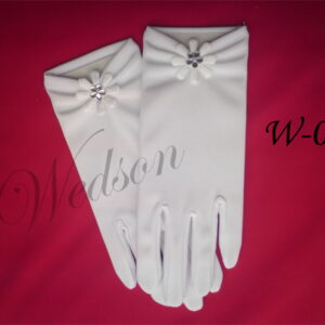 Rękawiczki komunijne- dziewczęce W-05-0