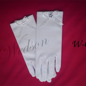 Rękawiczki komunijne- dziewczęce W-07-0