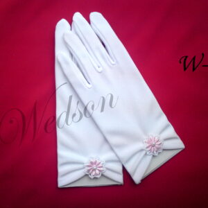 Rękawiczki komunijne - dziewczęce W-04-0