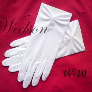 Rękawiczki komunijne- dziewczęce W-10-0