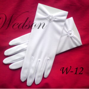 Rękawiczki komunijne- dziewczęce W-12-0