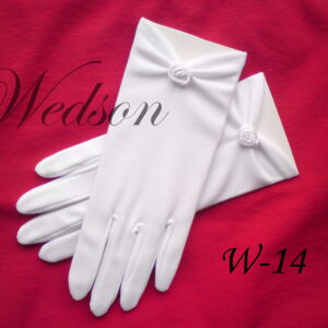 Rękawiczki komunijne- dziewczęce W-14-0