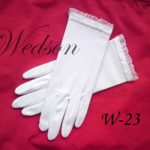 Rękawiczki komunijne- dziewczęce W-23-0