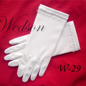 Rękawiczki komunijne- dziewczęce W-29-0