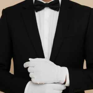 Białe Rękawiczki Męskie